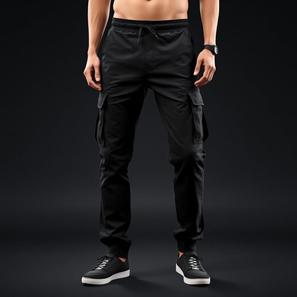 Men's Casual Cargo Jogger Pants